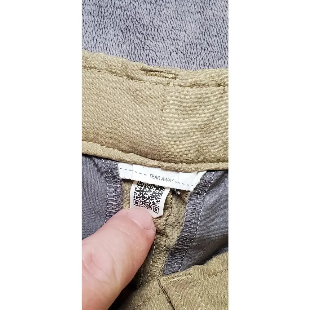 Under Armour UA Loose Fit Tech Golf Pants Men's 32x32 Tan Flat Front Za3-28